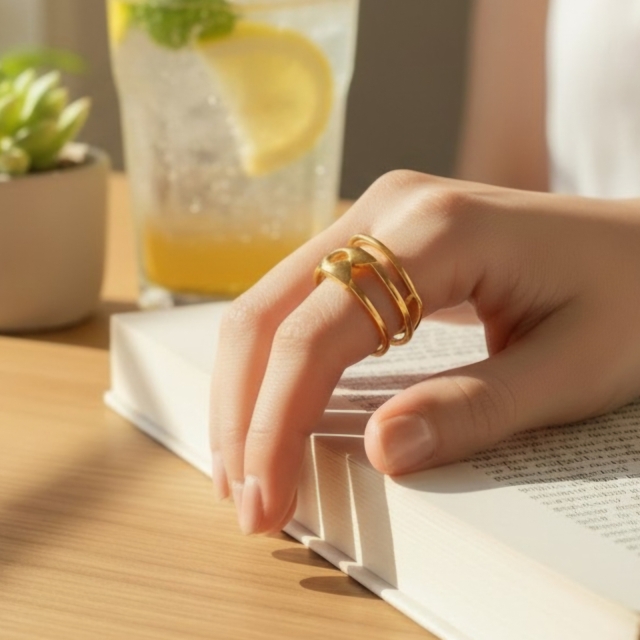  SafetyPin Ring 