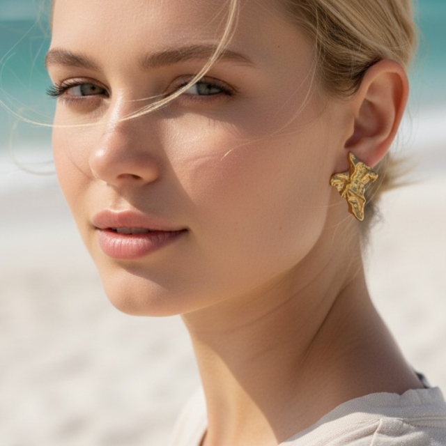 Coral Earrings 