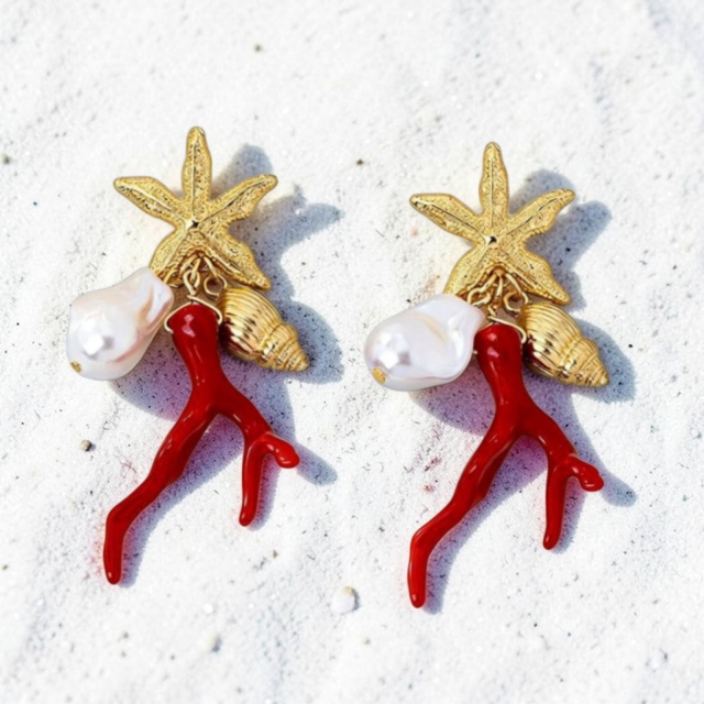 Tropical Star Earrings 