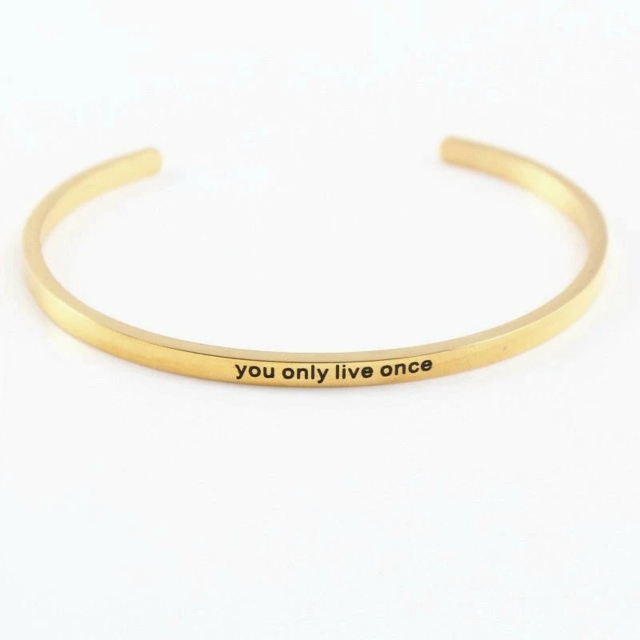 You only live once